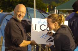 Michael and Emily Eavis signing up for I Count